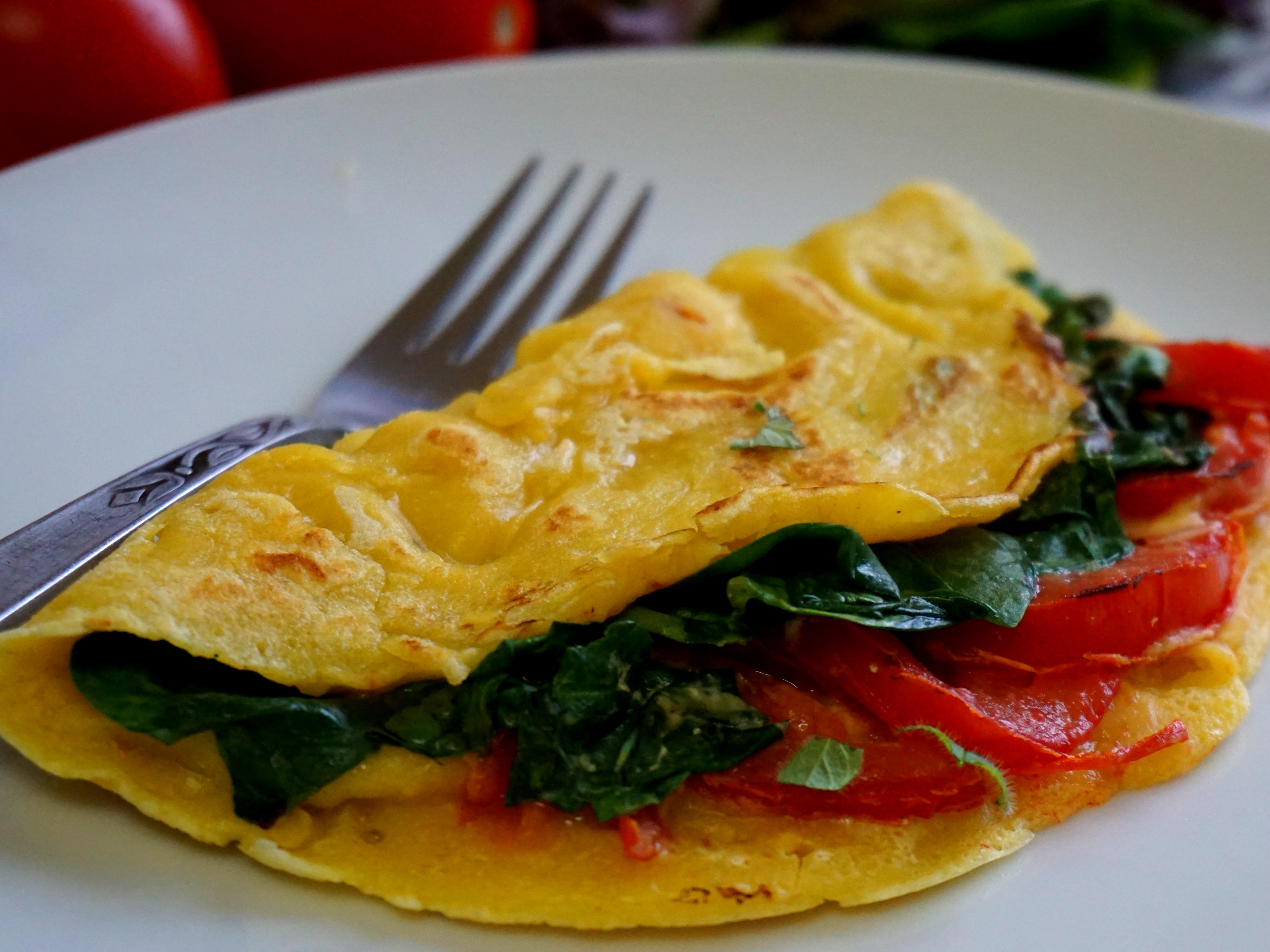 vegan omelette recipe