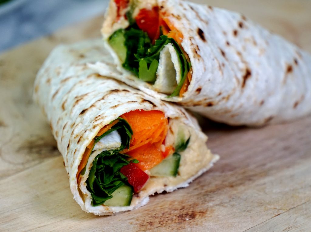 tortilha ou wrap vegano sem glúten e low carb vegan colors