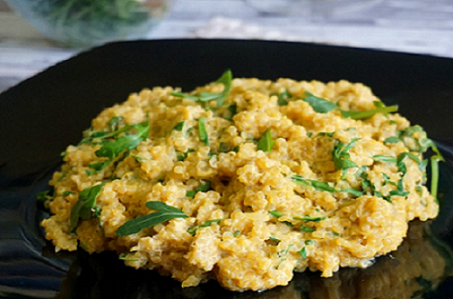 Vegan quinoa risotto with butternut squash: super creamy and colorful ...